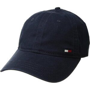 Tommy Hilfiger Men's Navy Blazer Cotton Billy Adjustable Flap Baseball Cap